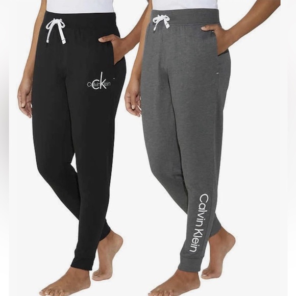 Calvin Klein womans Black and Gray Sweatpants Set - Picture 2 of 2